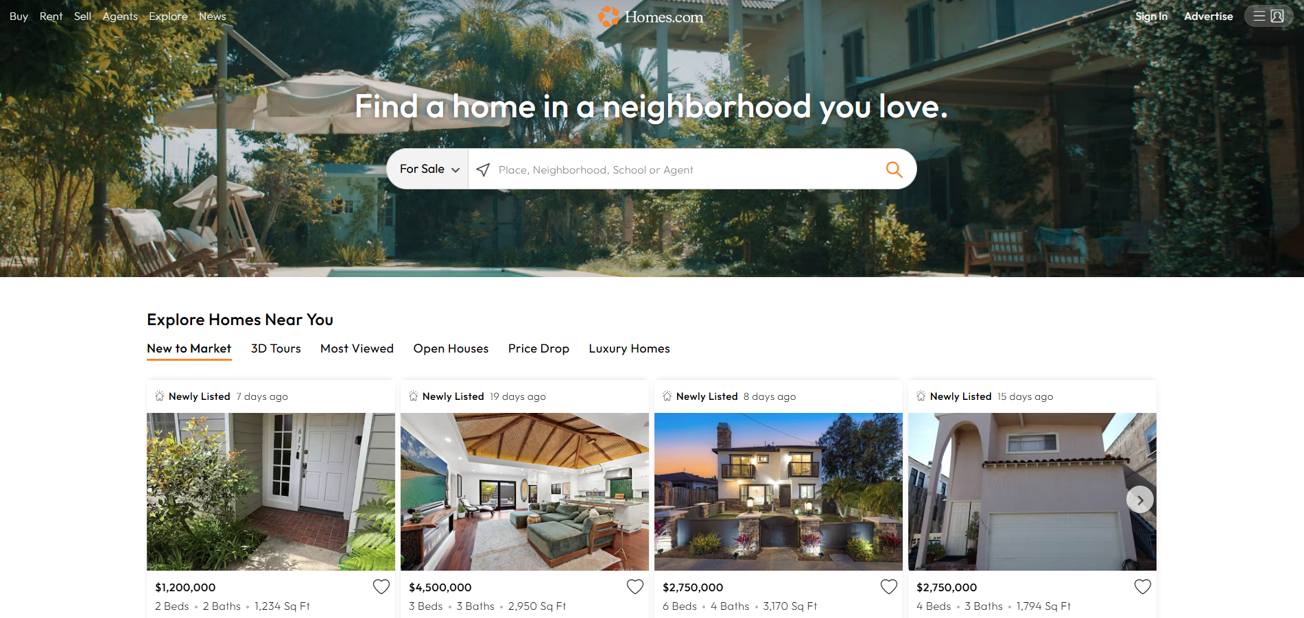 Real Estate Listing Platform